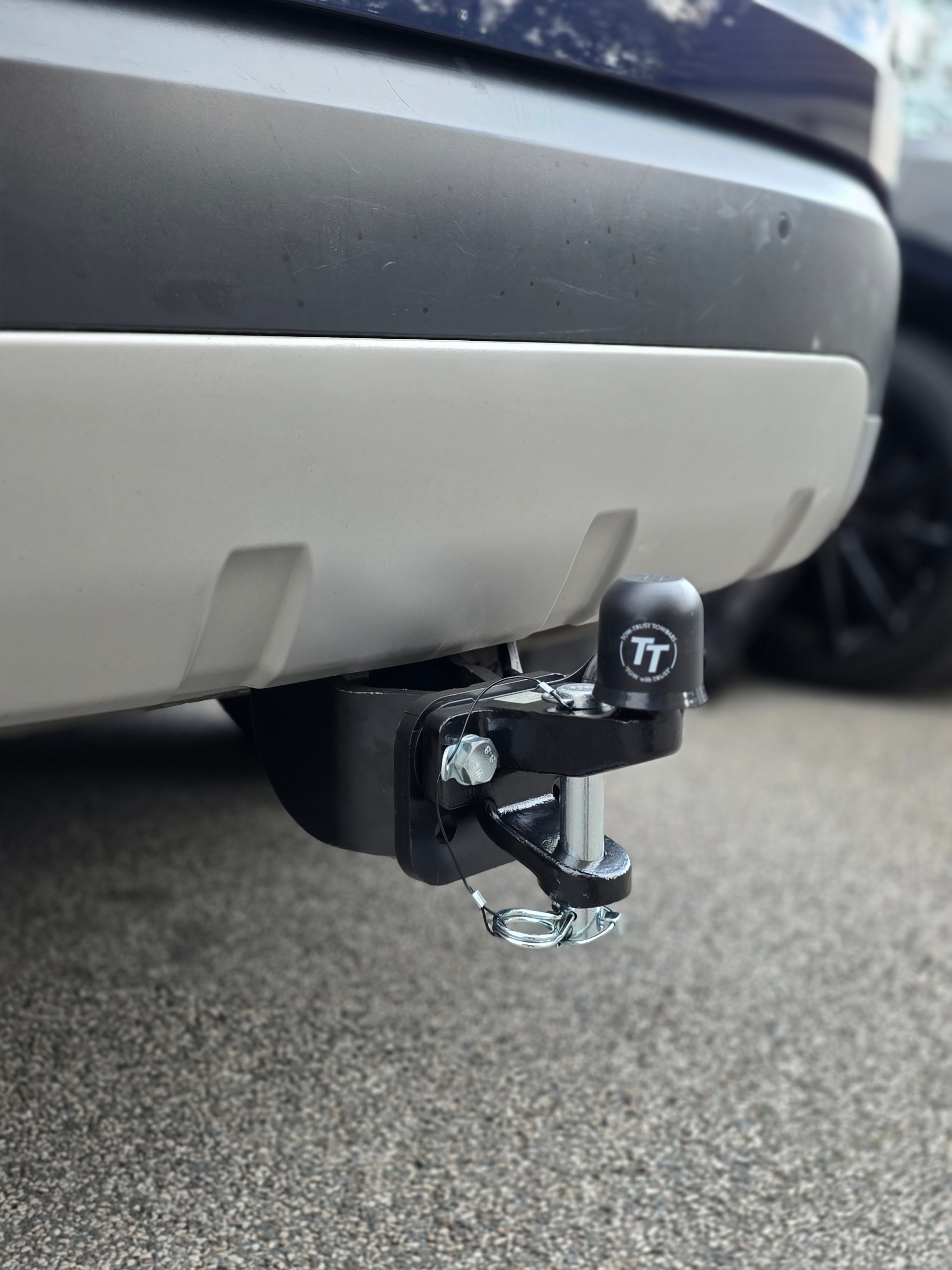 Towbar fitted to vehicle bumper — Enhanced Automotive installation